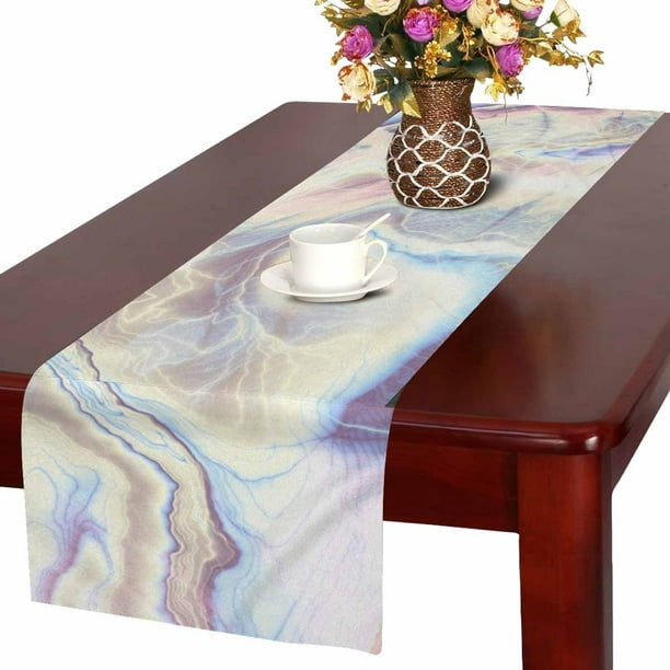 AQQA Round Table Cover for Party Pink Flamingo Ice Cream Summer Cover for Dining Table 60 Inch Lace Stitching Macrame Polyester Decoration AQQA Round Table Cover for Party Pink Flamingo Ice Cream Summer Cover for Dining Table 60 Inch Lace Stitching Macrame Polyester Decoration